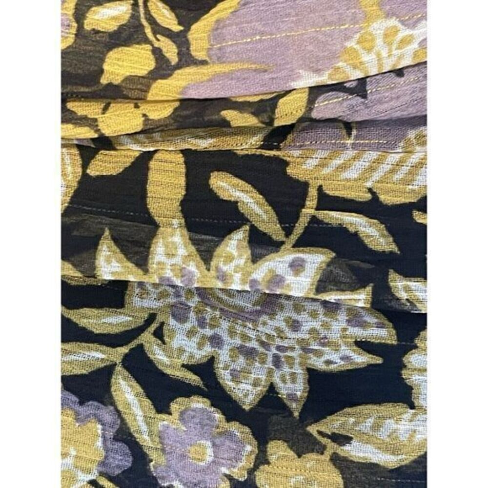 Zara One‎ Shoulder Strap Floral Purple Multi  Mini Dress Size Small NWT - Picture 14 of 16